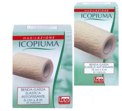 ICOPIUMA BENDA GARZA ELASTICA AUTOFISSANTE CM10X4MT 1 PEZZO - Fontenova srl