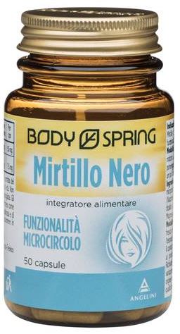 BODY SPRING MIRTILLO NERO 50 CAPSULE - Fontenova srl