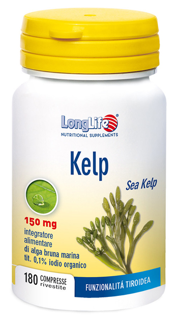 LONGLIFE KELP ALGA BRUNA 180 COMPRESSE - Fontenova srl