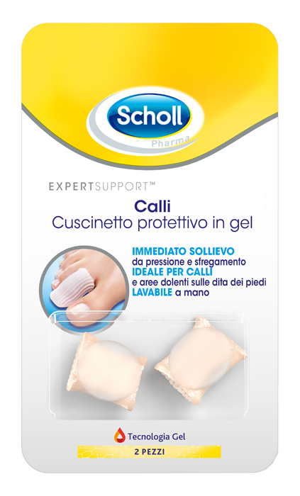 CUSCINETTI PROTETTIVI PER PIEDI CALLI SCHOLL GELACTIV 2 PEZZI - Fontenova srl