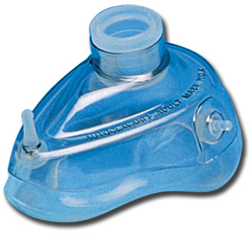 MASCHERINA IN SILICONE NUMERO 4 PER ADULTI. COMPLETAMENTE TRASPARENTE PUO' ESSERE UTILIZZATA CON OGNI TIPO DI PALLONE DI RIANIMAZIONE MANUALE O VENTILATORE POLMONARE. AUTOCLAVABILE - Fontenova srl