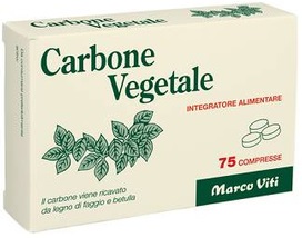 CARBONE VEGETALE 25 COMPRESSE - Fontenova srl