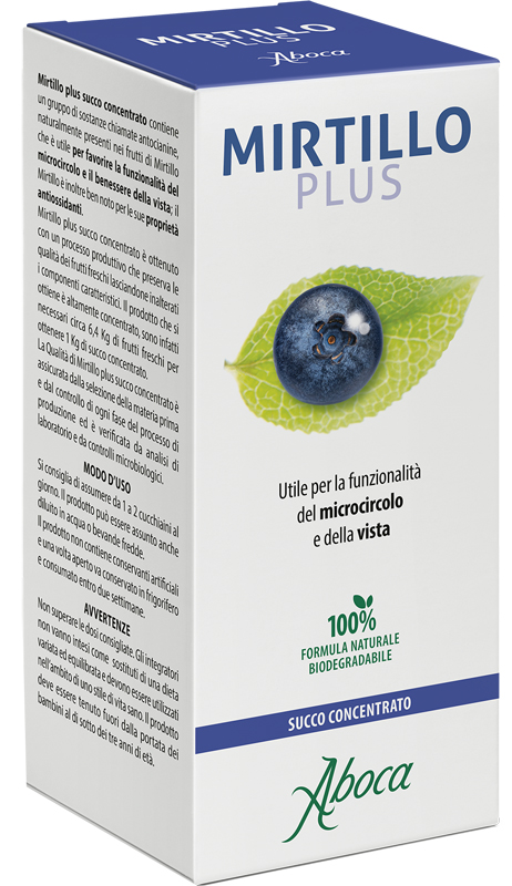MIRTILLO PLUS SUCCO CONCENTRATO 100 ML - Fontenova srl