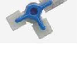 RUBINETTO A 3 VIE DELTA 3W WHITE CONNETTORI LUER LOCK GIREVOLI 1 PEZZO - Fontenova srl