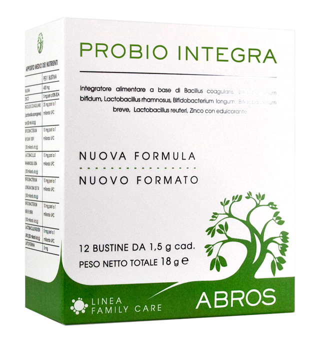 PROBIOINTEGRA ABROS 12 BUSTINE - Fontenova srl
