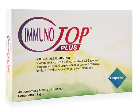 IMMUNOTOP PLUS 40 COMPRESSE FILMATE DA 300 MG - Fontenova srl