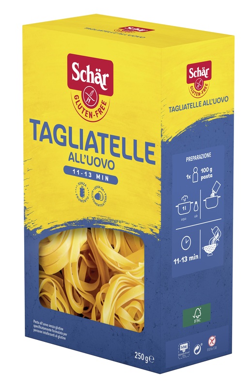 SCHAR TAGLIATELLE ALL'UOVO 250 G - Fontenova srl