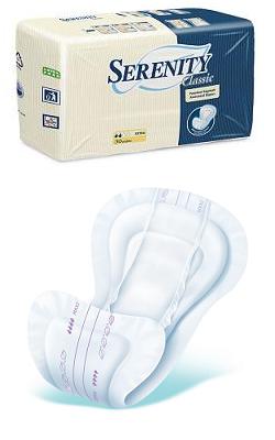 PANNOLONE PER INCONTINENZA SERENITY CLASSIC SAGOMATO PLUS TESSUTO NON TESSUTO 30 PEZZI - Fontenova srl