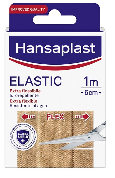 CEROTTO IN STRISCIA HANSAPLAST ELASTIC EXTRA FLESSIBILE 6 CM LUNGHEZZA 1 M 10 PEZZI - Fontenova srl