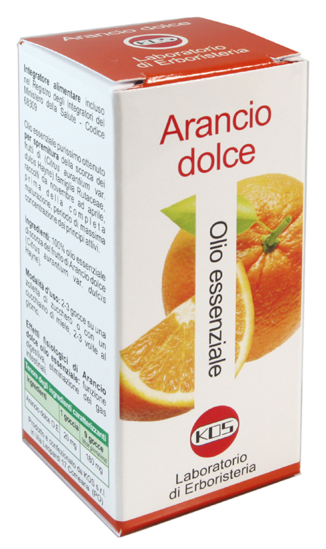 ARANCIO DOLCE OLIO ESSENZIALE 20 ML - Fontenova srl