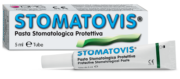 PASTA STOMATOLOGICA PROTETTIVA STOMATOVIS STOMATITI AFTOSE 5 ML - Fontenova srl