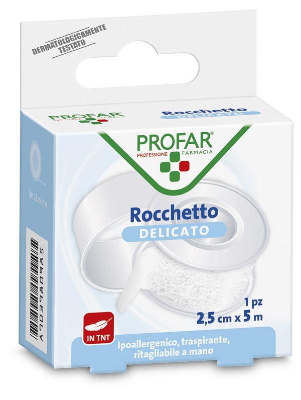CEROTTO ROCCHETTO TESSUTO NON TESSUTO DELICATO CM 2,5X5 M PROFAR - Fontenova srl