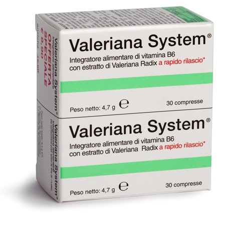 VALERIANA SYSTEM 30 COMPRESSE + 30 COMPRESSE - Fontenova srl