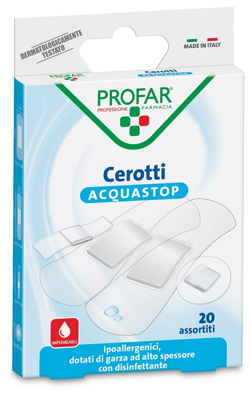 CEROTTO ACQUASTOP ASSORTITI PROFAR 20 PEZZI - Fontenova srl