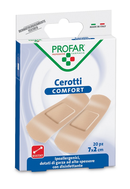 CEROTTO COMFORT MEDIA 7X2 CM 20 PEZZI PROFAR - Fontenova srl