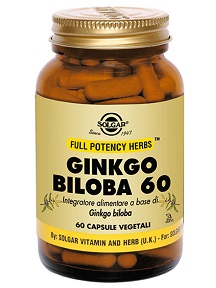 GINKGO BILOBA 60 60 CAPSULE VEGETALI - Fontenova srl