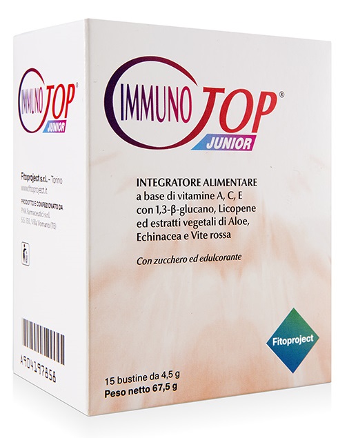 IMMUNOTOP JUNIOR 15 BUSTINE DA 4,5 G - Fontenova srl