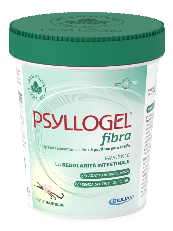 PSYLLOGEL FIBRA VANIGLIA VASO 170 G - Fontenova srl