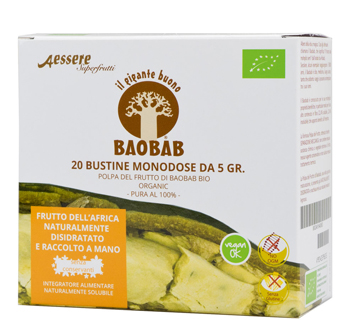 BAOBAB AESSERE POLPA BIO 20X5 G - Fontenova srl