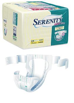 PANNOLONE PER INCONTINENZA SERENITY VESTE SD FORMATO SUPER TAGLIA LARGE 15 PEZZI - Fontenova srl