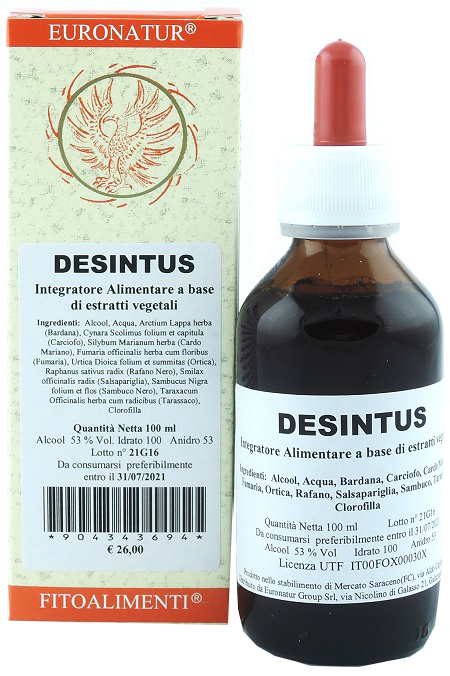 DESINTUS GOCCE 100 ML - Fontenova srl