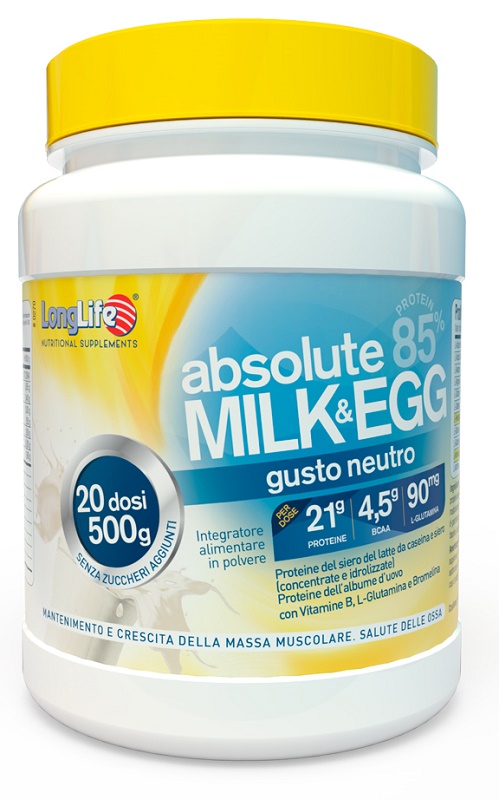 LONGLIFE ABSOLUTE MILK&EGG 500 G - Fontenova srl