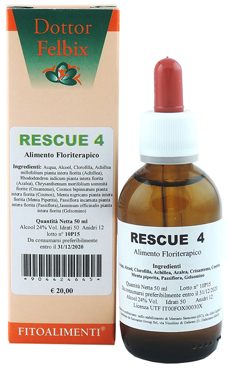 RESCUE 4 GOCCE 50 ML - Fontenova srl