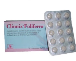 CLINNIX FOLIFERRO 30 COMPRESSE - Fontenova srl