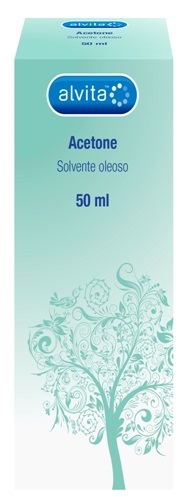 ALVITA ACETONE OLEOSO SOLVENTE 50 ML - Fontenova srl