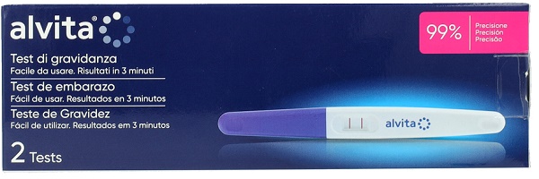 TEST DI GRAVIDANZA ALVITA 2 PEZZI - Fontenova srl