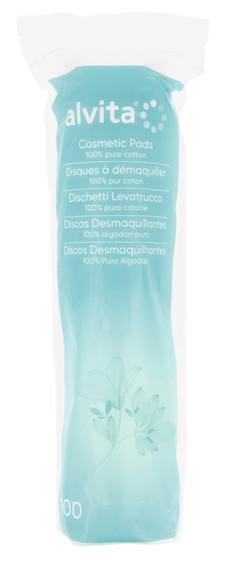 ALVITA DISCHETTI LEVATRUCCO 100% PURO COTONE 100 PEZZI - Fontenova srl