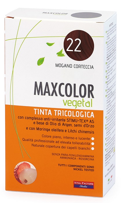 MAX COLOR VEGETAL 22 TINTURA 140 ML - Fontenova srl