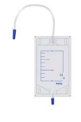 SACCA DI DRENAGGIO GAMBA PER INCONTINENZA TUBO 10 CM 10 PEZZI - Fontenova srl
