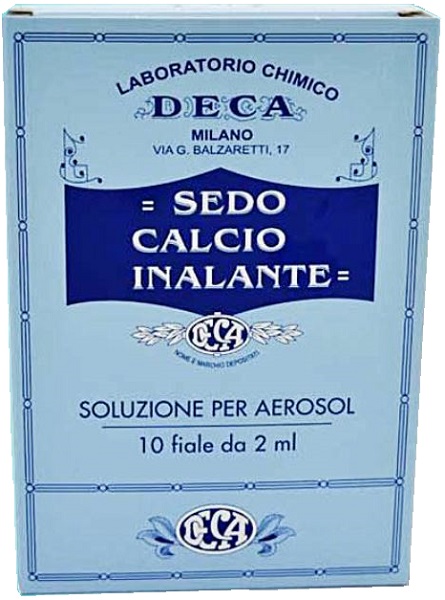 SEDO CALCIO INALANTE SOLUZIONE AEROSOL 10 FIALE 2 ML - Fontenova srl