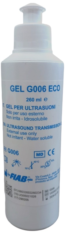 GEL PER APPARECCHI AD ULTRASUONI 260 ML - Fontenova srl