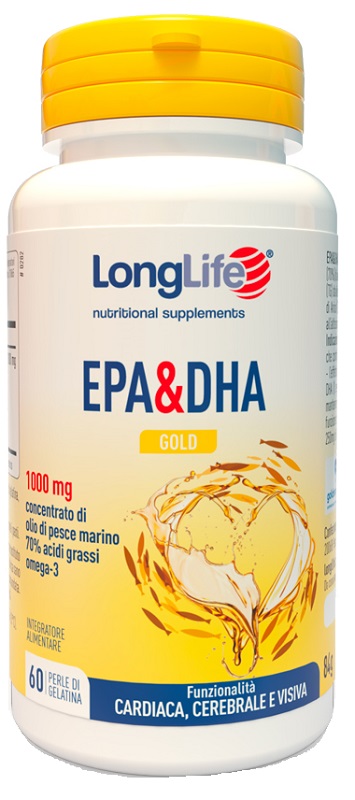 LONGLIFE EPA DHA GOLD 60 PERLE - Fontenova srl