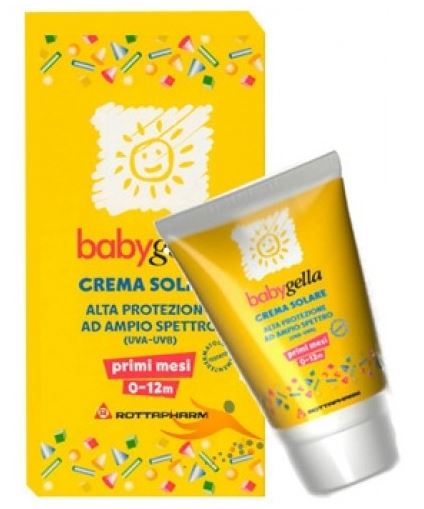 BABYGELLA CREMA SOLARE 0-12 MESI 50ML - Fontenova srl