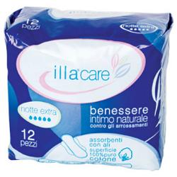 ILLA CARE ASSORBENTE NOTTE EXTRA 12 PEZZI - Fontenova srl