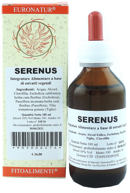 SERENUS GOCCE 100 ML - Fontenova srl