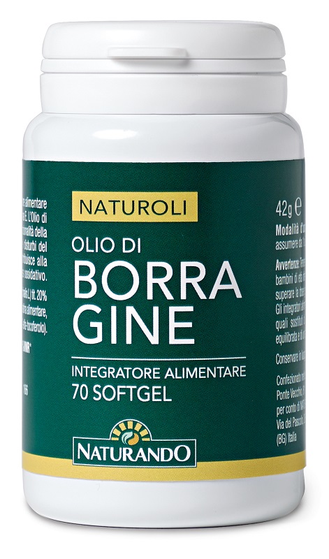 NATUROLI OLIO DI BORRAGINE 70 SOFTGEL - Fontenova srl