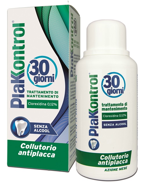 PLAKKONTROL 30 GIORNI COLLUTORIO 250 ML - Fontenova srl
