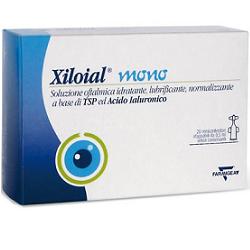 SOLUZIONE OFTALMICA IDRATANTE LUBRIFICANTE XILOIAL 20 MONODOSE DA 0,5ML - Fontenova srl