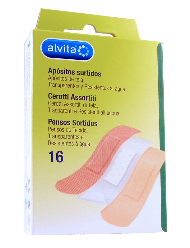 ALVITA CEROTTI ASSORTITI 16 PEZZI - Fontenova srl