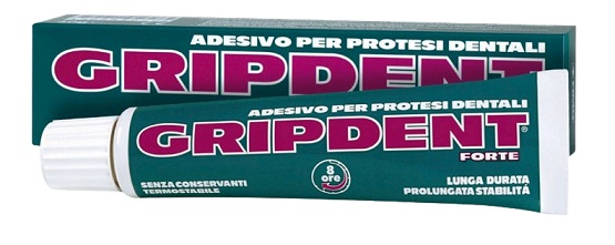 GRIPDENT FORTE ADESIVO PER PROTESI DENTARIA 40 G - Fontenova srl