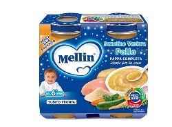 MELLIN BABY CENA COMPLETA POLLO VERDURE 2 PEZZI 200 G - Fontenova srl