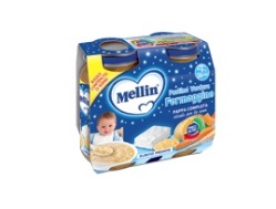 MELLIN BABY CENA COMPLETA FORMAGGINO PASTICA 2 PEZZI DA 200 G - Fontenova srl