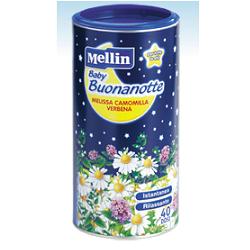 MELLIN BABY BUONANOTTE MELISSA CAMOMILLA VERBENA 200 G - Fontenova srl
