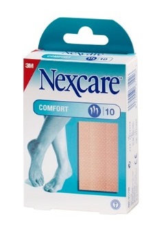 CEROTTO NEXCARE COMFORT IN STRISCIA 6X10CM 10 PEZZI - Fontenova srl
