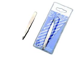 PINZETTA DEPILATORIA INOX PUNTA OBLIQUA - Fontenova srl