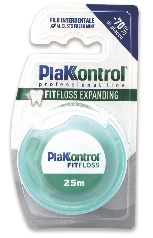 PLAKKONTROL FIT FLOSS FILO 25 M - Fontenova srl